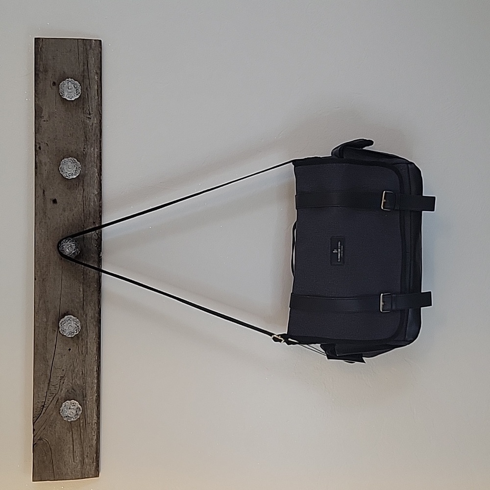 NWT Men's London Fog Canvas Messenger Bag